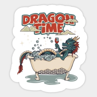 Dragon Time Sticker